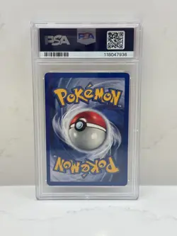 Shadowless Hitmonchan 7/102 Base Set Holo Rare Pokemon Card PSA 7 - Image 2