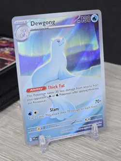 Pokemon Card TCG Dewgong 097/094 Holo Illustration Rare Phantasmal Flames NM - Image 1