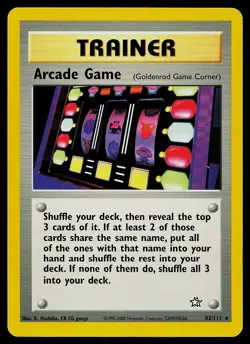 Pokemon Card - Arcade Game (Goldenrod Game Corner) Neo Genesis 83/111 Rare - Image 1