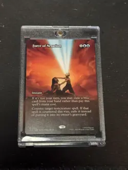 borderless FORCE OF NEGATION 0013 Avatar The Last Airbender MTG Magic - Image 1