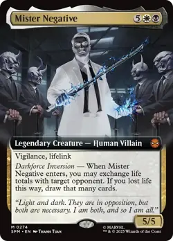 Mister Negative (Extended Art) [Marvel's Spider-Man] Magic MTG - Image 1