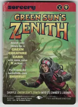 Green Sun's Zenith (Showcase) Mythic Special Guests 127 MTG Near Mint 2023 - Image 1