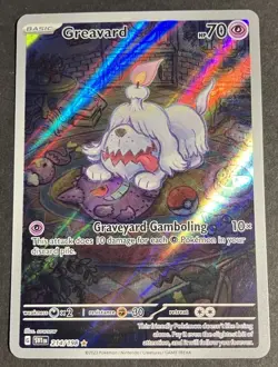 2023 Pokemon SVO1 214/198 Greavard Scarlet & Violet Base Set Holo LP - Image 2