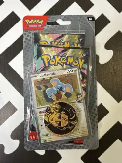 Pokemon Ascended Heroes 2-Pack Blister: Larry (2 Pks, Promo, Coin) New - Image 1