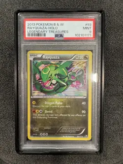 Pokemon TCG Rayquaza Holo B&W Legendary Treasures 93/113 - Image 1