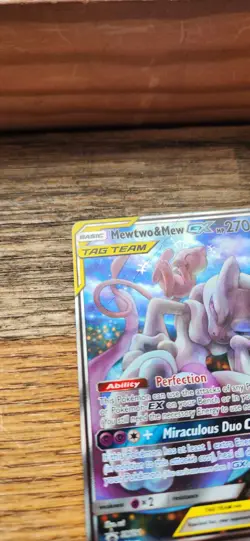 Pokemon Mewtwo and Mew GX HP 270 Tag Team Promo SM191 2019 - Image 4