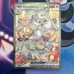 Cinccino EX 119/086 Pokemon TCG Chaos Rising Special Illustration Rare Holo NM - Image 1