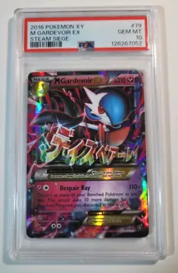 Pokemon M Gardevoir EX 79/114 XY - Steam Siege Holo PSA 10 - Image 1