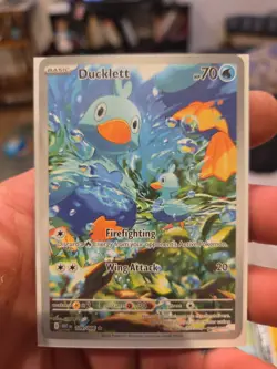 Pokemon TCG: Ducklett Illustration Rare 109/86 White Flare English - Image 1