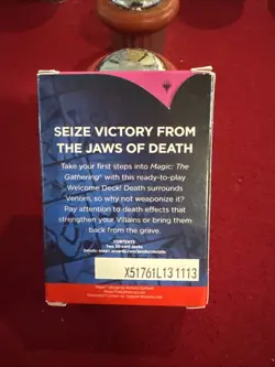 Magic The Gathering X Spiderman SDCC25 Exclusive Welcome Deck Venom/Black Deck - Image 3