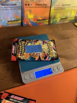 Extremely Heavy Pokemon Ascended Heroes Booster Pack Potential God PackU SIR 23g - Image 1