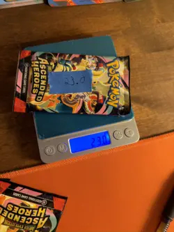 Extremely Heavy Pokemon Ascended Heroes Booster Pack Potential God PackU SIR 23g - Image 3