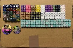 Pokemon TCG Damage Counter Dice, Token Lot 250 Pieces - Image 1