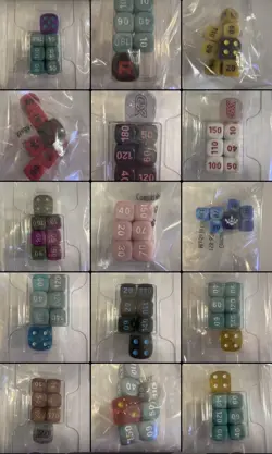 Pokemon dice- Lot of 14 Pictured dice sets- Mix of old and new -Free Shipping! - Image 1