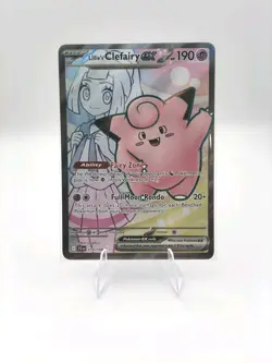 Pokemon TCG Lillie's Clefairy ex 173/159 SV09 Journey Together Full Art Holo - Image 1
