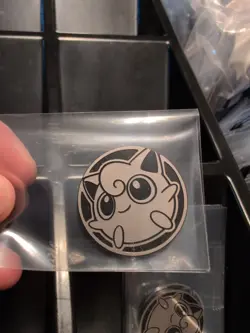 Pokemon Silver Jigglypuff Mini Coin From 151 Chinese - Image 1