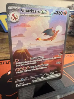 Charizard ex 199/165 Pokemon Scarlet & Violet 151 SIR NM 🔥 - Image 4