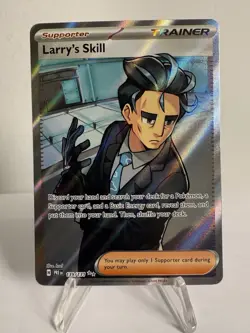 Pokemon Prismatic Evolutions Larry’s Skill Ultra Rare 139/131 - NM Near Mint - Image 1
