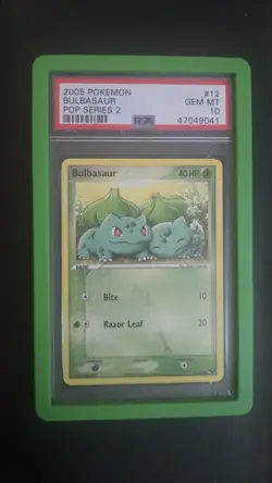 2005 Pokemon Bulbasaur Pop Series 2 PSA 10 - Image 1