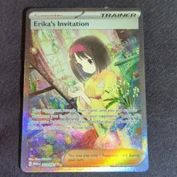 Pokemon Erika's Invitation 203/165 Sv Scarlet & Violet 151 Illustration Rare Ho… - Image 1