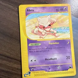 Pokemon TCG Skyridge lot of 3, Abra, Rhyhorn, and Ditto - Image 4