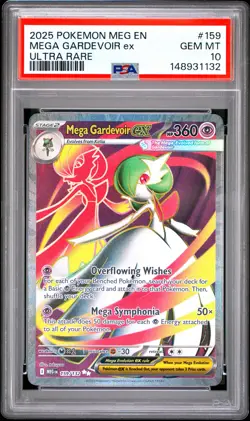 2025 Pokemon Mega Evolution 159 Gardevoir ex Ultra Rare PSA 10 148931132 - Image 1