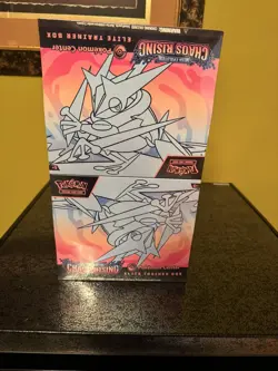 LOT OF 2 Chaos Rising Pokemon Center ETB Elite Trainer Box ❕IN HAND ❕ - Image 1