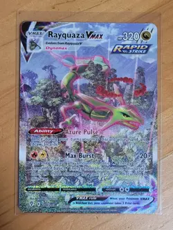 Pokemon Rayquaza VMAX 218/203 Evolving Skies Secret Rare Alt Art Holo NM - Image 1