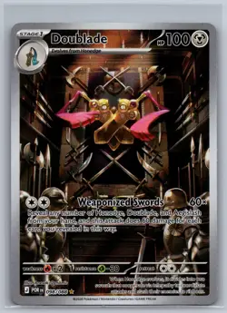 DOUBLADE 098/088 ILLUSTRATION RARE POKEMON PERFECT ORDER NM/M - Image 1
