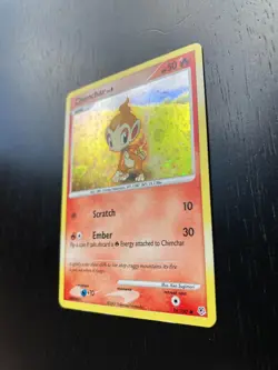 Pokemon Diamond & Pearl Holographic Chimchar Lv.8 76/130 Excellent/Very Good - Image 3