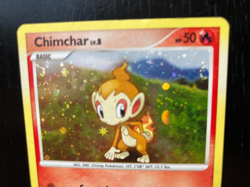 Pokemon Diamond & Pearl Holographic Chimchar Lv.8 76/130 Excellent/Very Good - Image 4