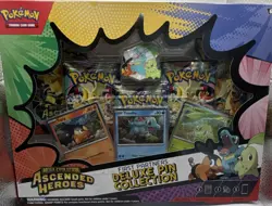 Pokemon TCG Mega Evolution Ascended Heroes Deluxe Pin Collection 2024 English - Image 1