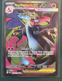 The Pokemon Company Mega Charizard X ex 109/094 Me02 Ultra Rare Holo FA EN - Image 1