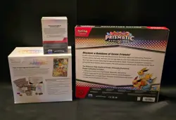 Pokemon TCG Prismatic Evolutions ETB Booster Bundle Poster Collection Sealed Lot - Image 2