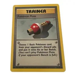 Pokemon Flute - 86/102 Base Set - Pokemon TCG - 1999 - LP - Buy 3 Get 2 Free - Image 1