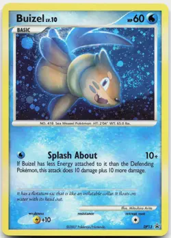 Buizel DP13 Holo Promo Diamond and Pearl Promos Pokemon Lightly Played - Image 1