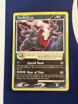 LP (Swirl) Darkrai DP24 Diamond and Pearl Holo Promo Pokemon Vintage 2008 - Image 1