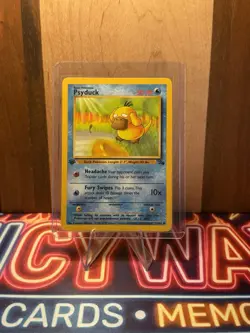Pokemon - Psyduck 53/62 Fossil Regular 1st Edition! - Image 2