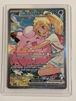 Pokemon TCG Lillie's Clefairy EX Ascended Heroes (280/217) SIR Near Mint - Image 1