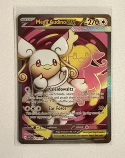 Pokemon TCG Mega Audino EX 253/217 Ascended Heroes Ultra Rare NM - Image 1