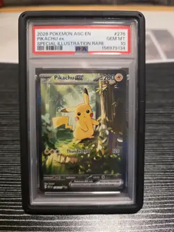2026 POKEMON ASC EN-ASCENDED HEROES SPECIAL ILLUSTRATION RARE PIKACHU EX PSA 10 - Image 1