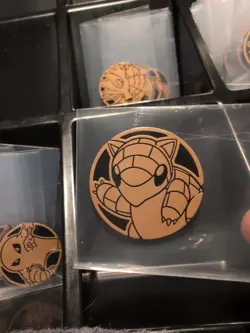 Pokemon Bronze Sandshrew Mini Coin From 151 Chinese - Image 1