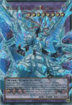 Yugioh RA05-EN148 Mirrorjade the Iceblade Dragon Overframe Ultra Rare - Image 1