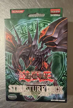 Yugioh Dragon's Roar Structure Deck 1st Edition Factory Sealed Minor Crease - Image 1