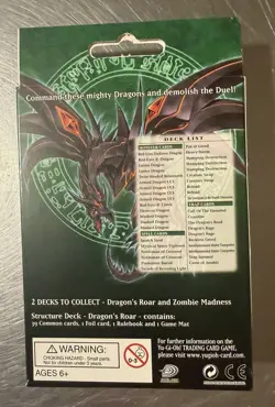 Yugioh Dragon's Roar Structure Deck 1st Edition Factory Sealed Minor Crease - Image 2
