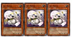 Yugioh- 3X Key Mouse - Common - Unlimited - TSHD-EN036 - Near Mint - Image 1
