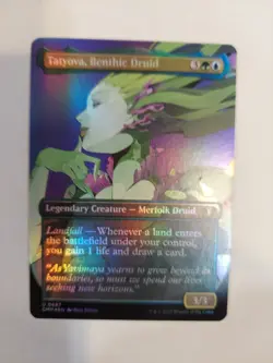 Tatyova, Benthic Druid (Borderless) Commander Masters Foil - Image 1
