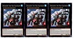 Yugioh- 3X Aegaion the Sea Castrum - Common - Unlimited - BOSH-EN055 - Near Mint - Image 1