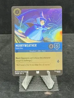 Disney Lorcana-Wilds Unknown-Merryweather-Feisty Fairy-#139-Cold Foil-M/NM - Image 4