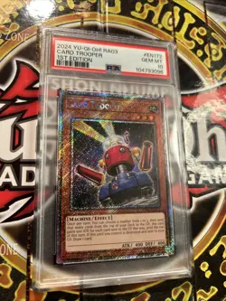 YuGiOh CARD TROOPER #RA03-EN172🔥PSA 10🔥1st EDITION-2024 PLATINUM SECRET RARE - Image 5